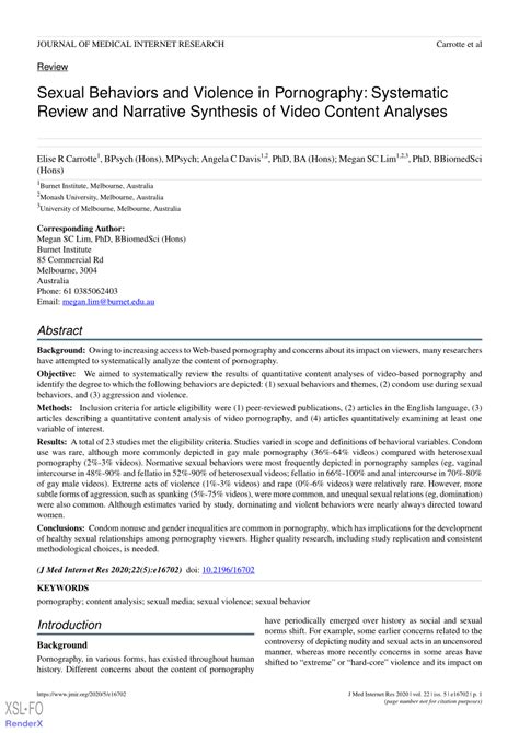 gay pornrape|Sexual Behaviors and Violence in Pornography: Systematic .